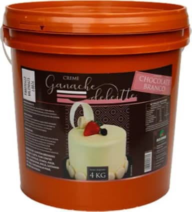 Cobertura Ganache Chocolate Branco 4Kg Dleite - Festpan