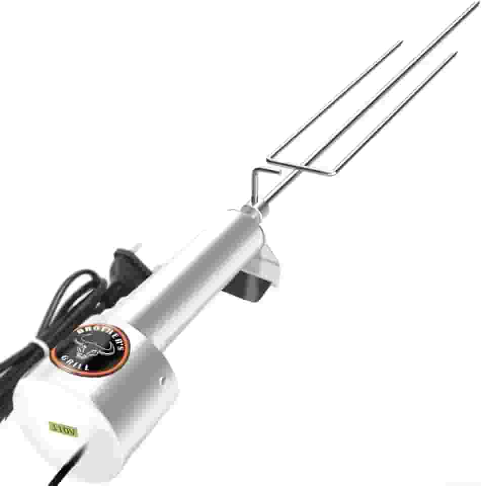 Espeto giratório elétrico linha Clássica cabo de alumínio BROTHER´S GRILL (Tridente 50 cm, Voltagem 110v)