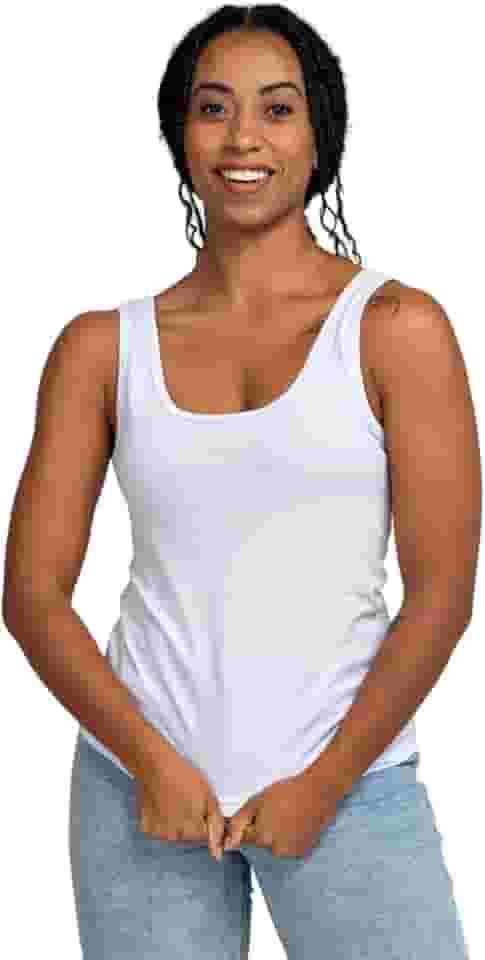 Regata Feminina Básica Algodão Comfort Premium, Universo Básico