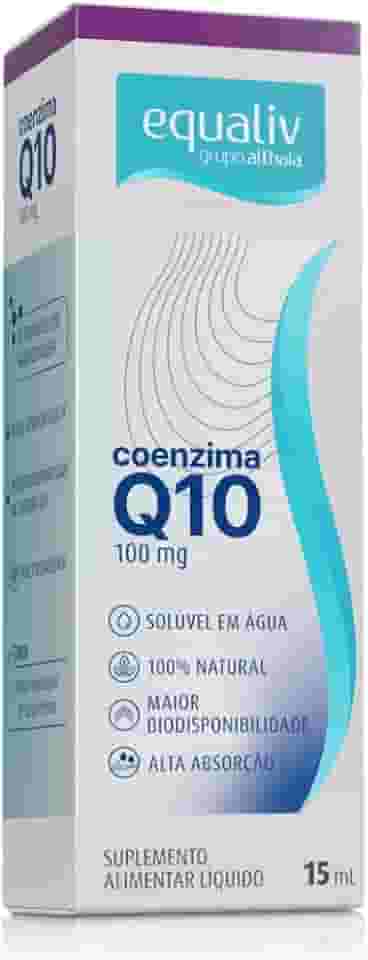 Coenzima Q10 100mg - Fórmula de Alta Absorção (15mL) - Suplemento Natural da Equaliv para Energia