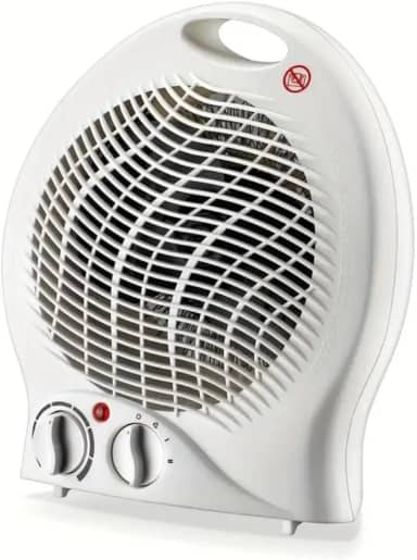 Aquecedor Elétrico 2 Em 1,2000w,220v, 12m², Branco