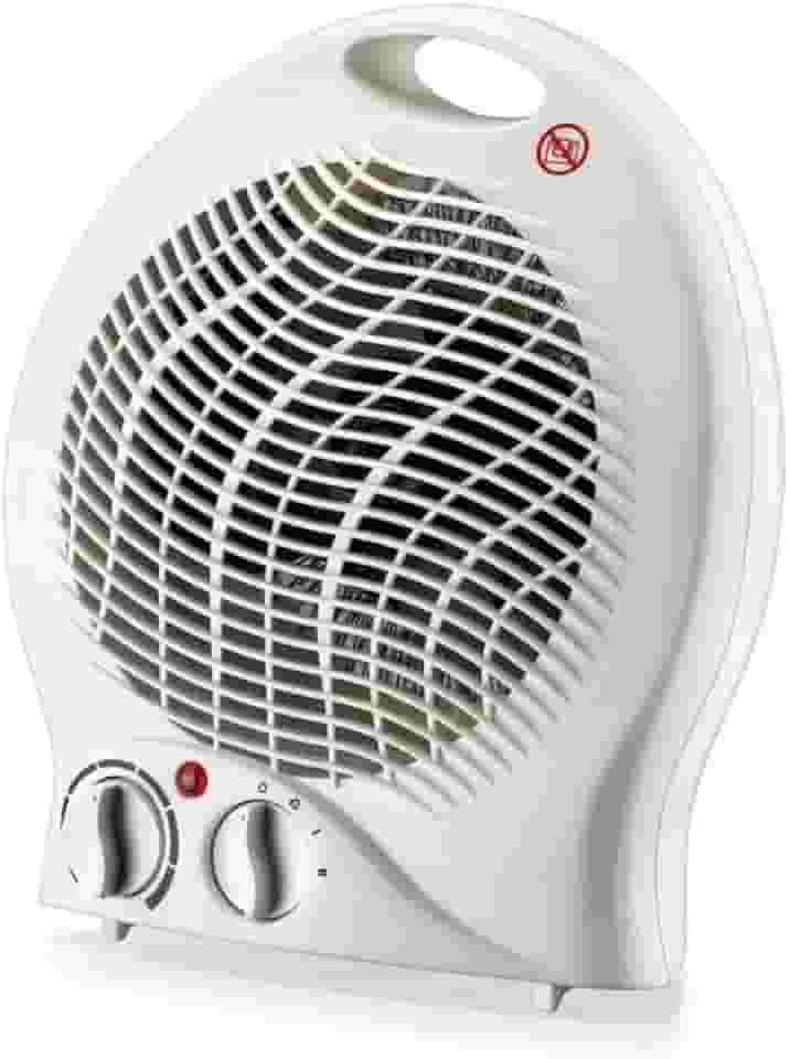 Aquecedor Elétrico 2 Em 1,2000w,220v, 12m², Branco