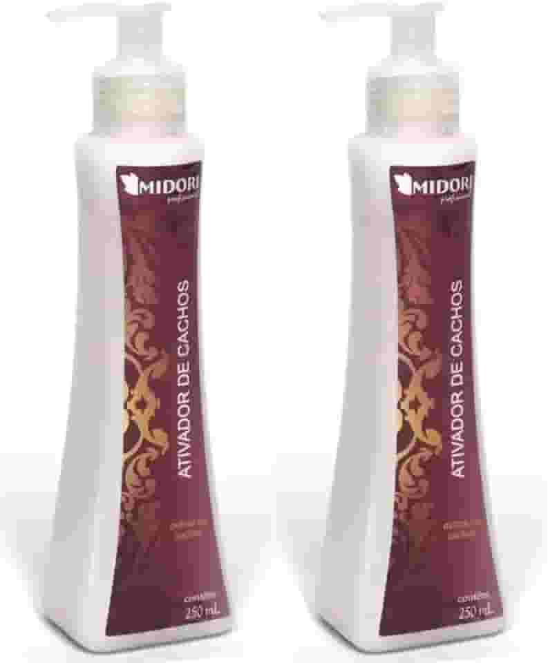 Kit 2 Creme Ativador De Cachos 250ml Midori Profissional