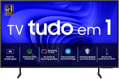 Samsung Smart TV 43' UHD 4K 43DU7700 - Processador Crystal 4K, Gaming Hub