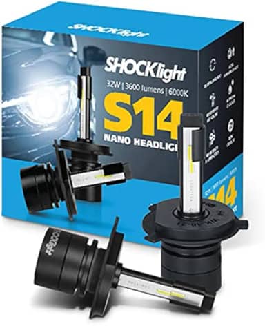 Lâmpada Super Led Mini Shocklight 32w S14 Nano H4 6000k