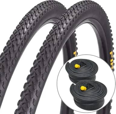 Par Pneu Para Bicicleta MTB Aro 26x2.0 (50-559) Pirelli Scorpion + 2 Câmaras Aro 26 Pirelli.