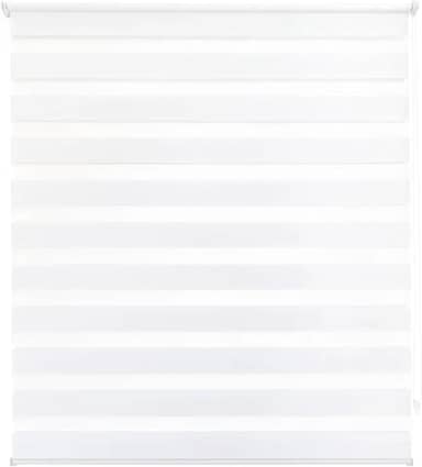 Zebra Persiana Rolo Dupla 120x160cm Branca Evolux