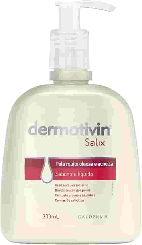 Dermotivin Sabonete Líquido Facial Para Acne Salix 300ml