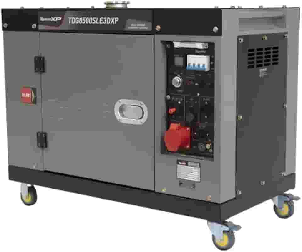 GERADOR TOYAMA DIESEL TDG8500SLE3DXP CABINADO TRIFASICO 220V 7.5KVA PARTIDA ELETRICA COM AVR APTO ATS