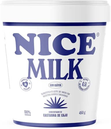 NICE Milk Castanha de Caju - Leite Vegetal Concentrado 450g