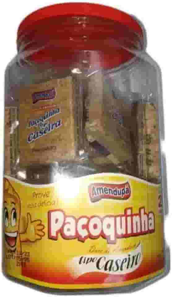 Paçoca Paçoquinha Caseira Amendupã 65g C/ 20 Unid