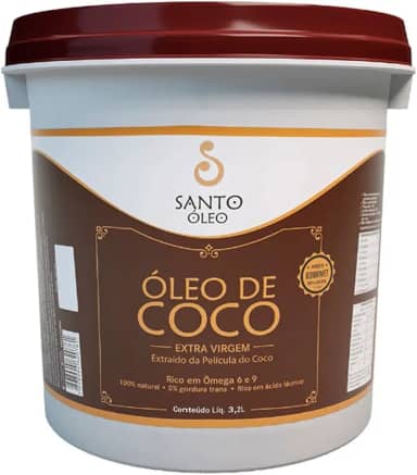 Óleo de coco Extra Virgem de Película Balde 3,2 Litros