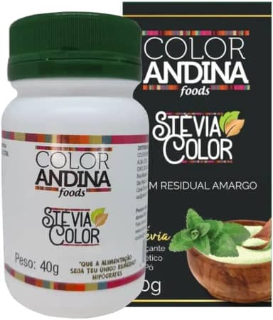 Adoçante Stévia Color Andina 40g