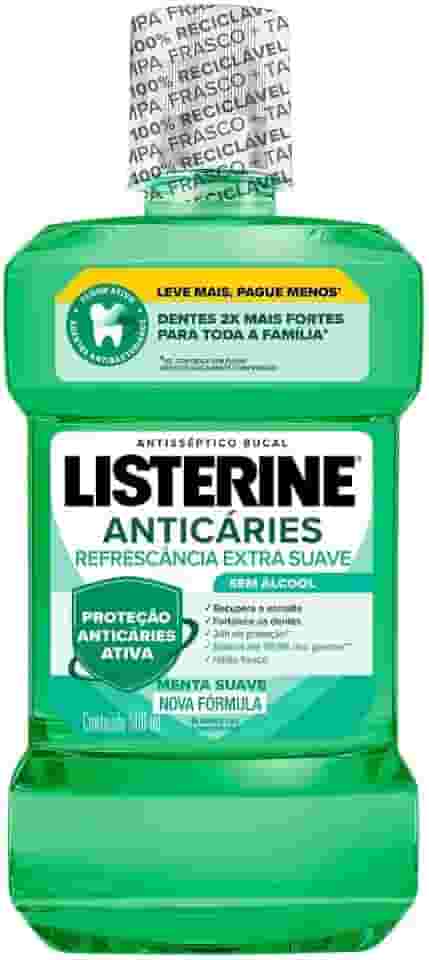 Listerine Anticáries Enxaguante Bucal, 500mL