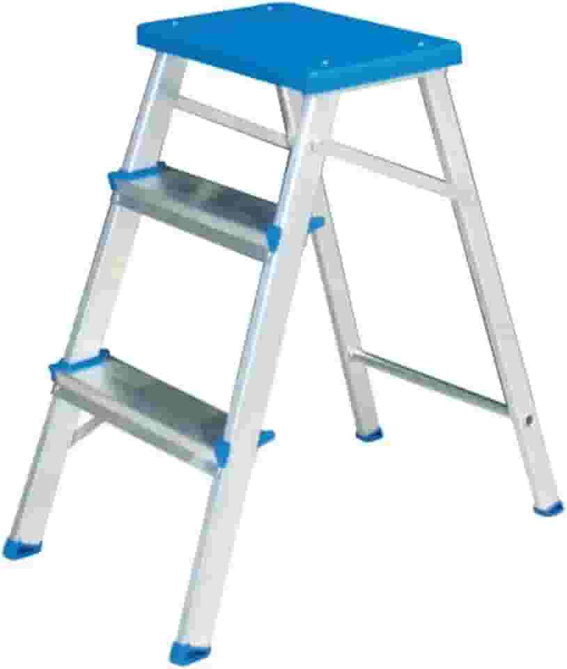 Banqueta Dobravel 3 Degraus em Aluminio Alumasa 120 kg de Capacidade