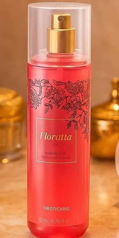 Body Splash Floratta Red Desodorante Colônia, Fragrância Floral Sofisticada, 200ml