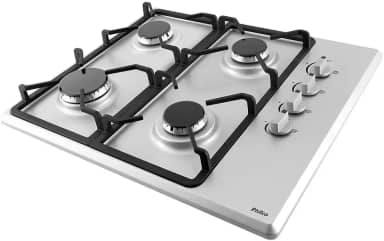 Cooktop Philco 4 Bocas Prata PCT04I – Bivolt