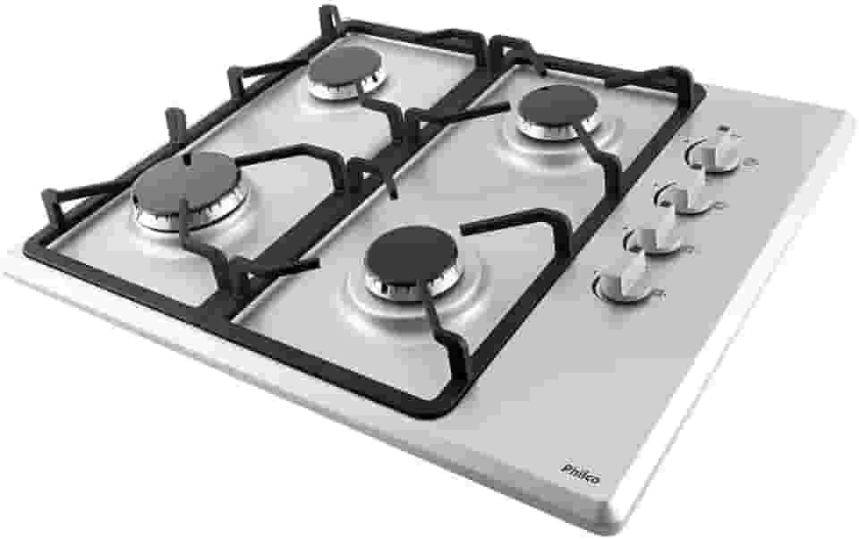 Cooktop Philco 4 Bocas Prata PCT04I – Bivolt