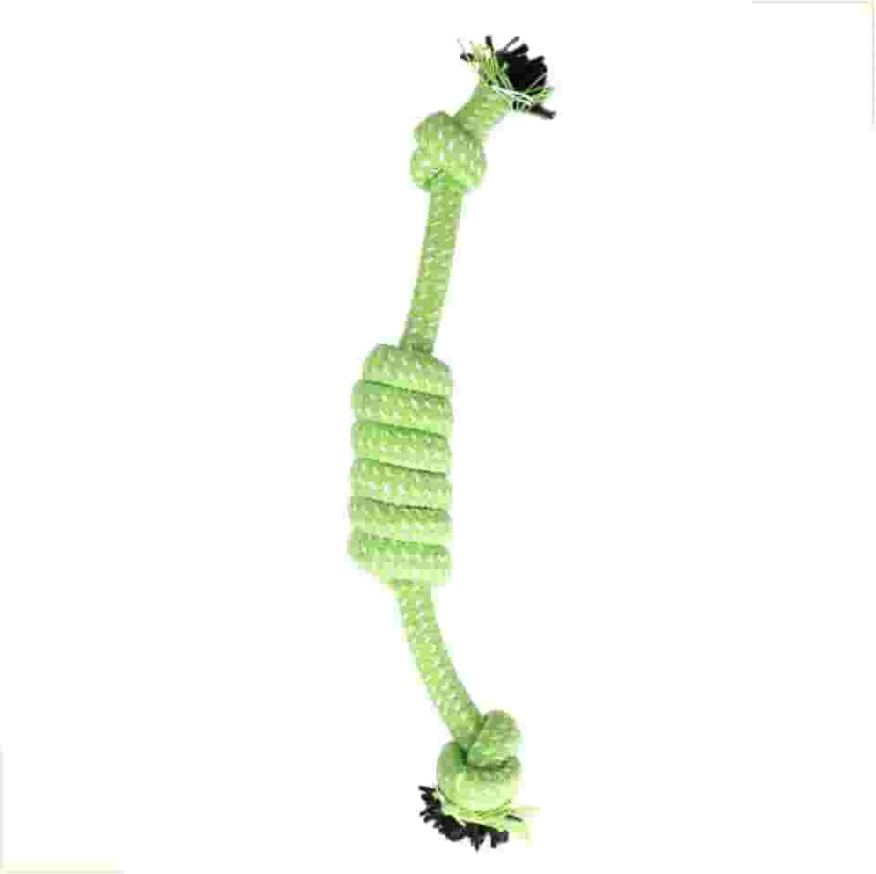 Brinquedo Cachorro Resistente Puxador de Corda 26cm Mordedor de Corda para Pequenas e Médias Raças