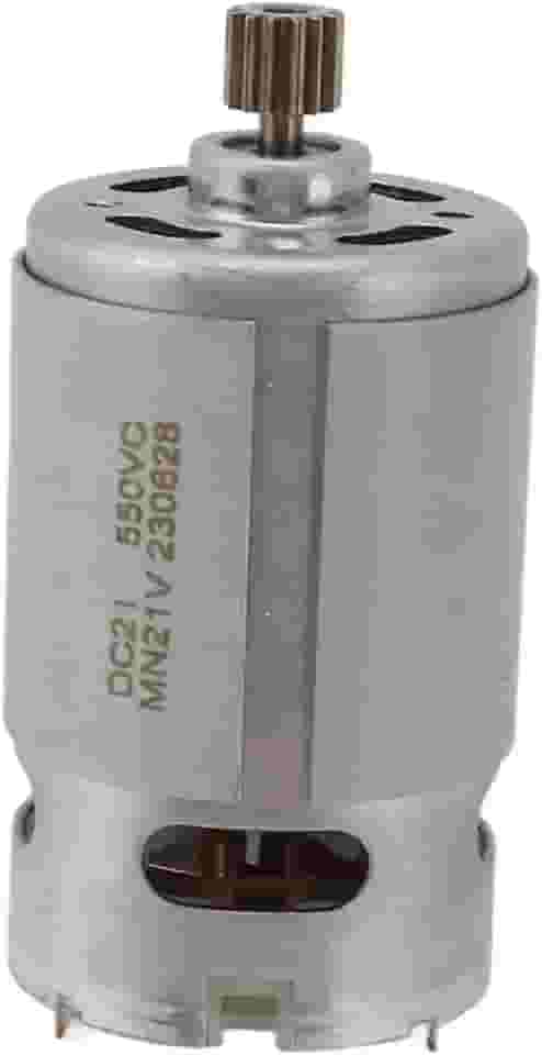 Motor de serra elétrica 21V 14 dentes 18000 rpm, rolamentos duplos de esferas dianteiros e traseiros, acabamento requintado, estável e desempenho, para furadeiras elétricas de lítio, serras elétricas