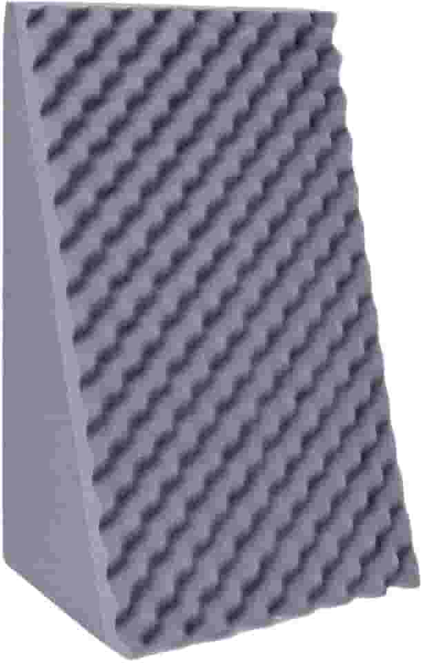 Travesseiro Triangular Anatômico Casca De Ovo Sem Capa Apoio Encosto Costa Leitura Antirefluxo (Preto)