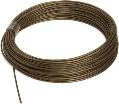 Corda Varal 15 Metros de Cabo de Aço Encapado Para Varal - Resistente e Durável Ideal para Uso Interno e externo