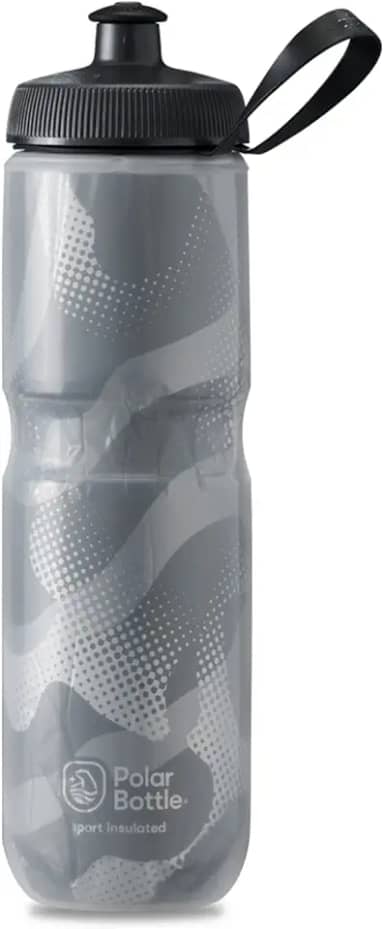 Garrafa de água Polar Bottle – sem BPA, garrafa esportiva térmica com alça (710 ml)