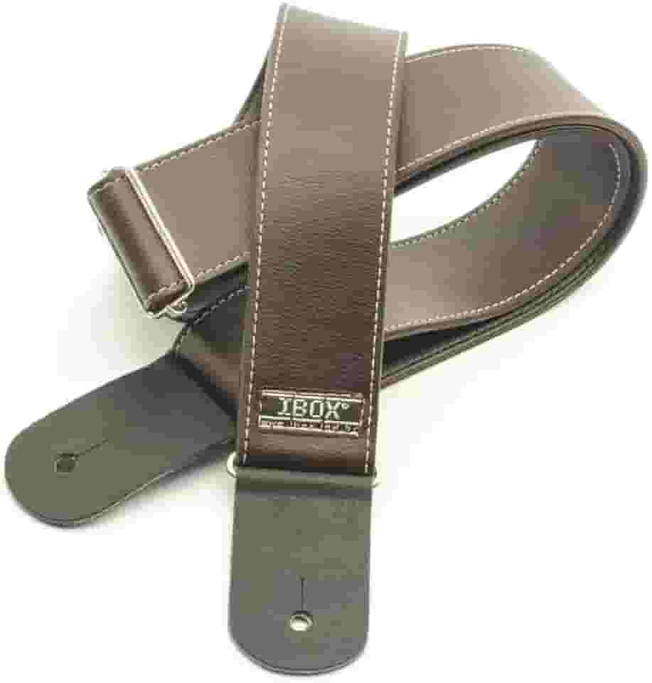 Correias P/INSTR.CORDAS C/PONTEIRAS COURO DUPLO- LINHA SUPREME (Marrom)