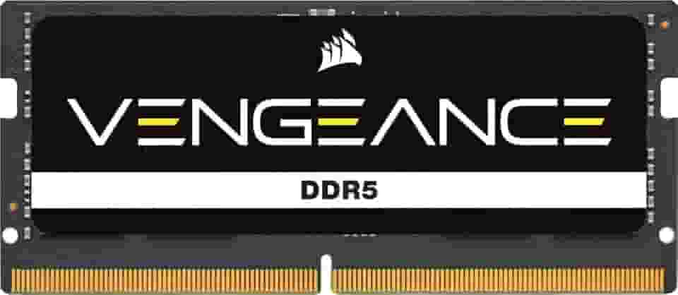 CORSAIR Memória de computador Vengeance SODIMM DDR5 RAM 32GB (1x32GB) 5600MHz CL48 Intel XMP iCUE compatível - Preto (CMSX32GX5M1A5600C48)