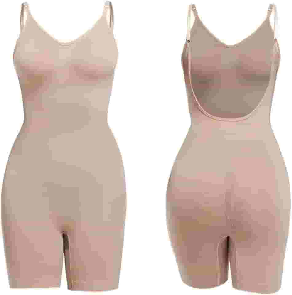 Modelador Macaquinho Cinta Costa Aberta Modela Bumbum Short Usado como Segunda pele