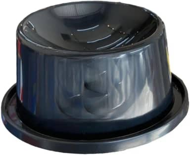 MY PET BRASIL Comedouro Alto Ergonômico e Anti-Formiga para Gatos, Comedouro Elevado de Filhote, Preto