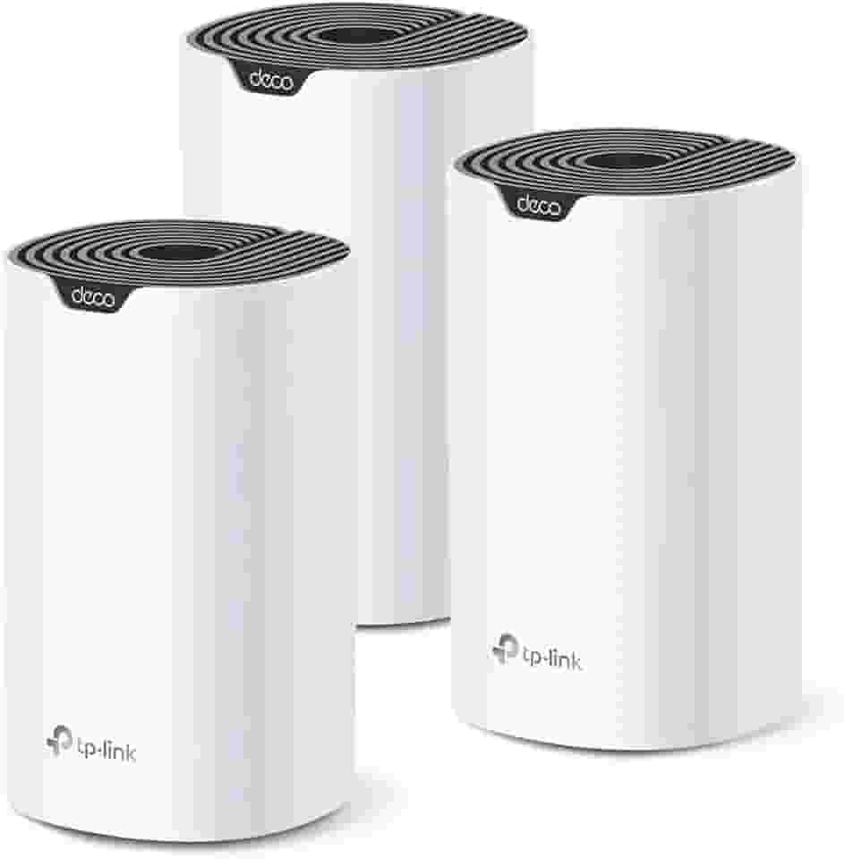 Kit Roteador Mesh AC1900 TP-Link Deco S7(3-pack), Dual Band 2.4/5 GHz, Conecte até 100+ Dispositivos, Cobertura de até 520M2, 3 Portas Gigabit Ethernet, Funciona com Amazon Alexa, Controle dos Pais