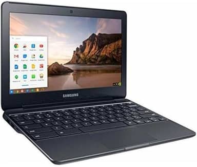Samsung Chromebook de 11,6 polegadas com Intel N3060 até 2,48 GHz, 4 GB de memória, 16 GB de memória flash eMMC, Bluetooth 4.0, USB 3.0, HDMI, webcam, sistema operacional cromado, preto
