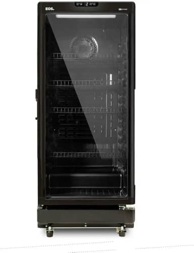 Refrigerador Expositor Vertical Eos 198 Litros Eco Gelo Digital All Black Eev200p 220v