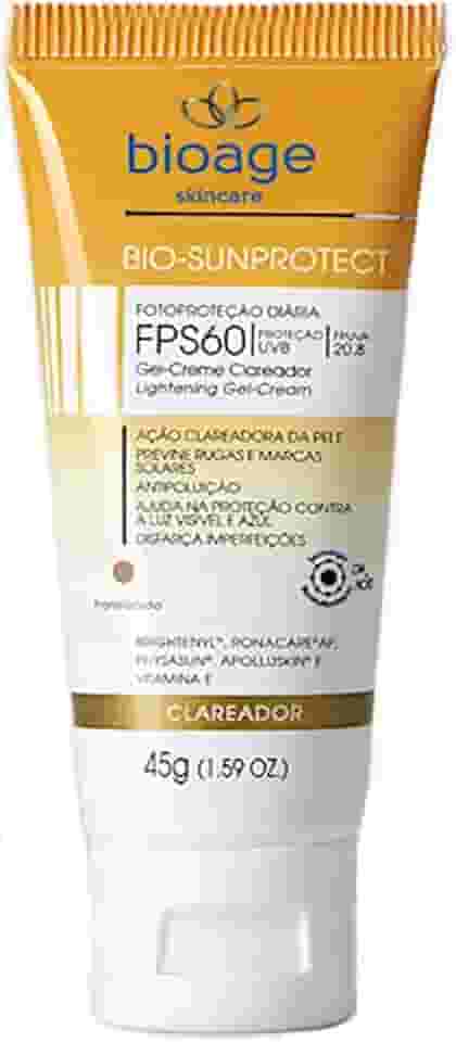Protetor Solar Clareador Facial Melasma Antioxidante Fps60 BIOAGE