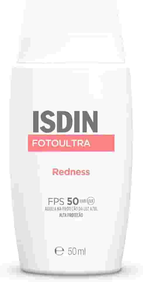 ISDIN Protetor Solar Facial FotoUltra Redness para Peles Sensíveis e Reativas FPS 50-50ml