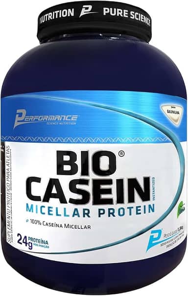 Caseína Micelar em Pó Bio Casein 1,8kg - Performance Nutrition (Baunilha)