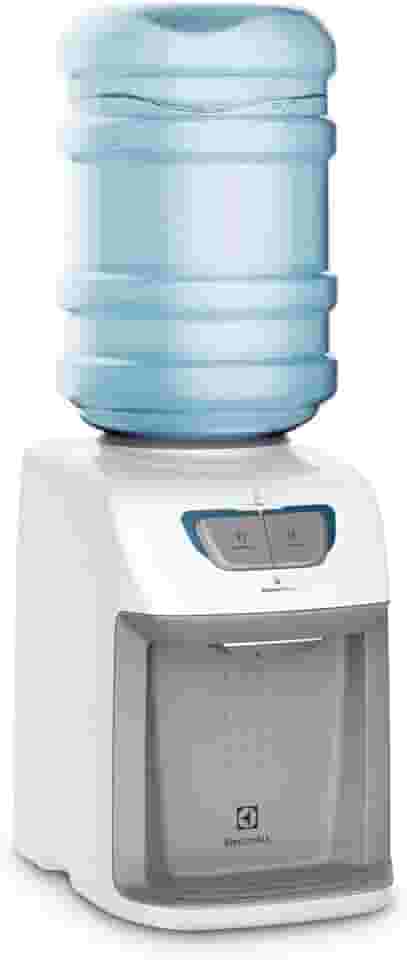 Bebedouro de Água Gelada Fria e Natural Elétrico Eletronico placa Electrolux para galao Bivolt Branco BE11B