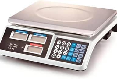 Balança Digital Comercial 40kg, Display LED Duplo, Bandeja Inox 33x24cm, Bivolt 110/220V, Função Preço