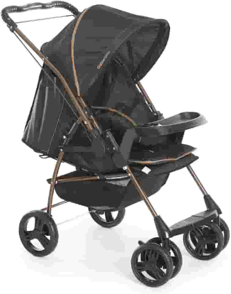 Carrinho de Bebê Galzerano Milano Reversível III 1018 até 15Kg Preto