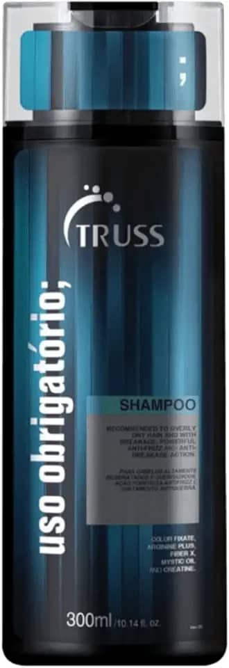 Truss Shampoo Uso Obrigatório | Reconstrução, Proteção da Cor e Redução de Quebra | 300 ml
