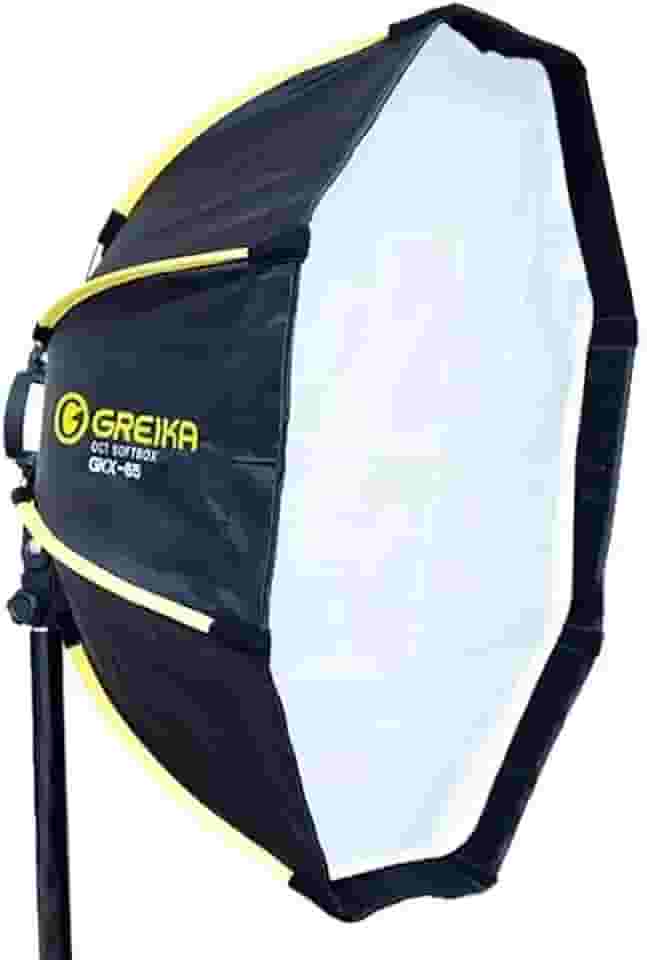 Greika GKX-65 Softbox Parabòlico para Speedlite Cabeça Redonda 65CM