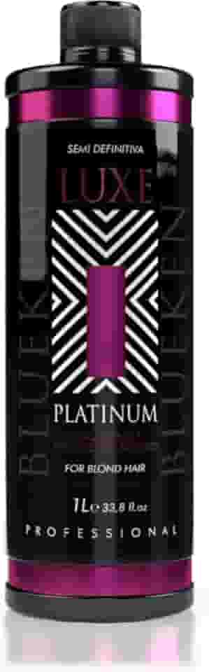 Blueken Luxe Platinum - Escova Semi Definitiva Cabelo Loiro Extrato de Mirtilo 1L