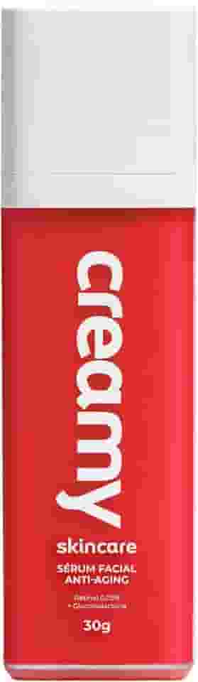 Creamy Skincare Sérum Facial Retinal 30g | Melhora Rugas, Reduz Poros Dilatados, Controla Brilho, Promove Firmeza, Uniformiza Tom | Todos os Tipos de Pele, Noturno