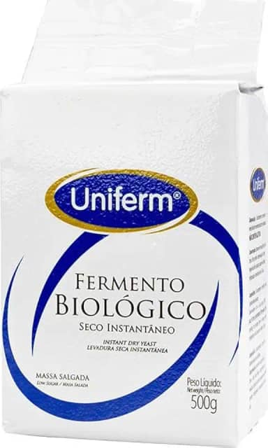 Fermento Seco Instantaneo Massa Salgada 500g Uniferm