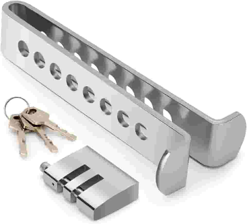 General Trava de Embreagem de Freio Antirroubo para Carro, Trava de Freio de Carro Resistente de Aço Inoxidável com 3 Chaves