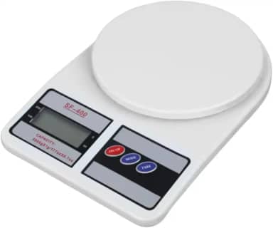 Balança Digital de Cozinha – Precisão, Display Iluminado e Função Tara, Precisão Até 1g a 10 kg Premium Com Base Antiderrapante