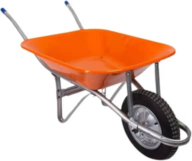 Carrinho De Mão Reforçado Desmontável Aço Galvanizado 60 Litros Metalosa