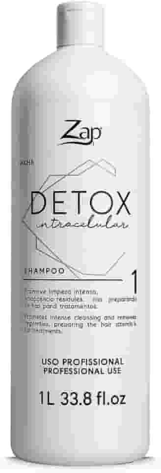 Shampoo Detox Anti Residuo Zap 1L Profissional Limpeza Profunda