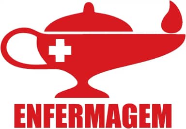 Adesivo Profissão Enfermagem para Estudantes Enfermeiros Ideal para notebook carro portas vidros Paredes vários tamanhos (VERMELHO, 13x9cm)